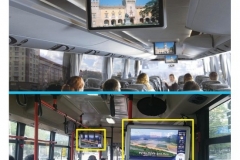 Bus & Coach Metal Case Mounted Roof Lcd Monitor